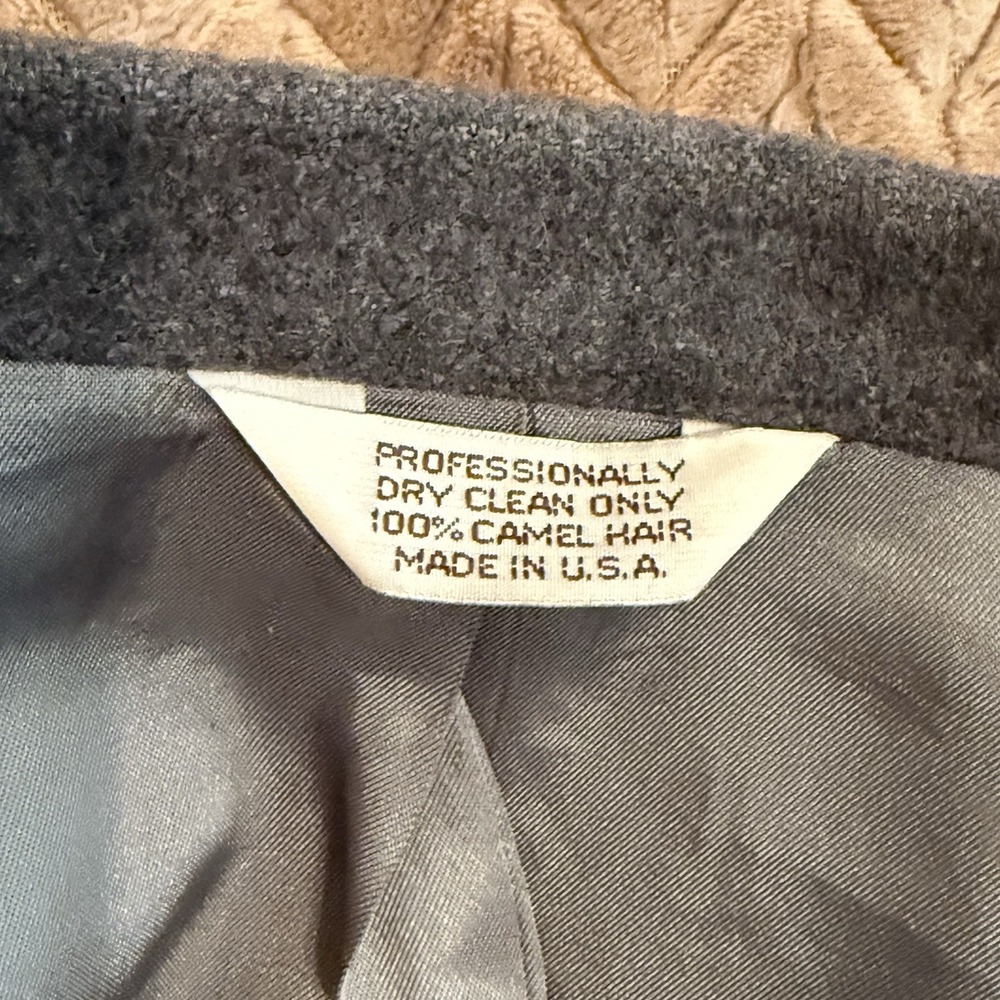 Christopher Hayes Mens 42X30 Blazer Jacket 100% Camel Hair Office Business Vtg - Picture 7 of 9